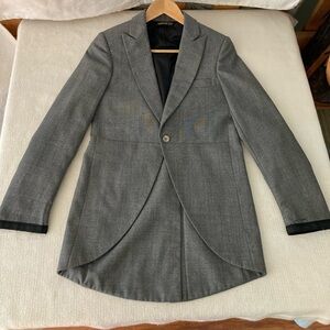 Dynasty for After Six Grey Blazer jacket with Tails